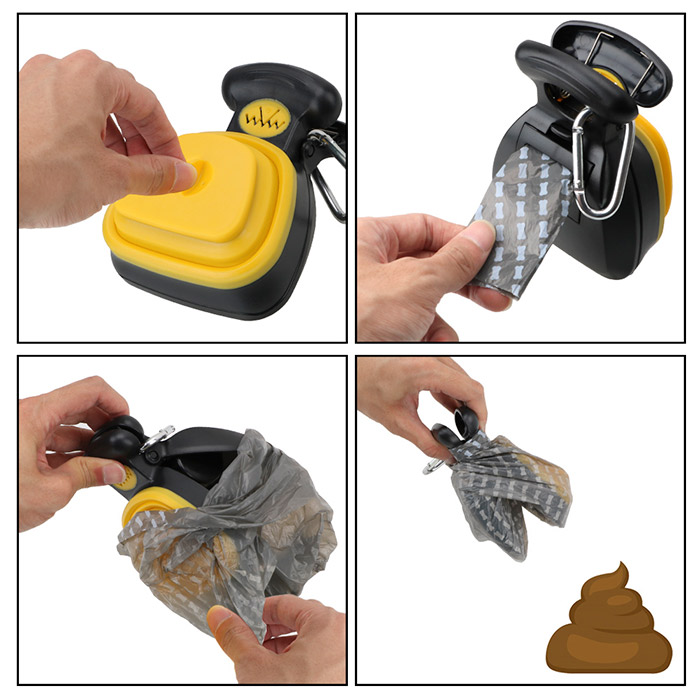 PoopScoop, dog poop scooping tool and 50 extra bags - Image 5