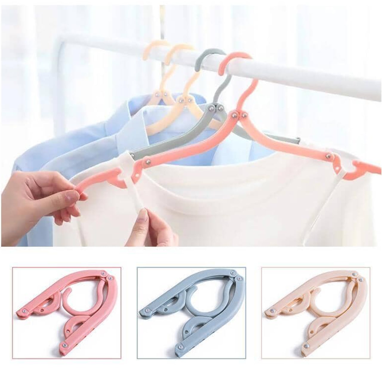 Porties, folding hangers (4 pieces) - Image 3