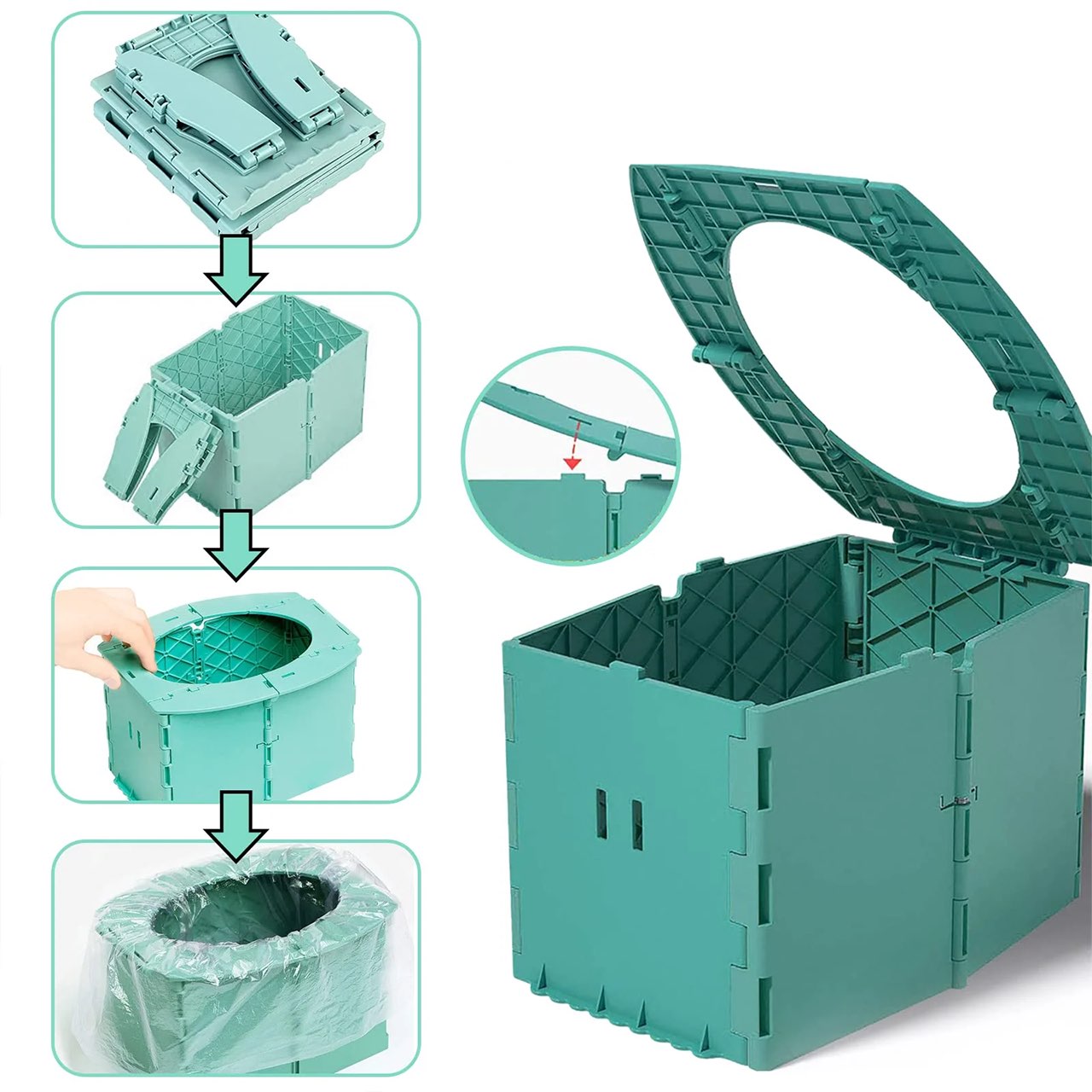 Potty, portable baby potty - Image 2
