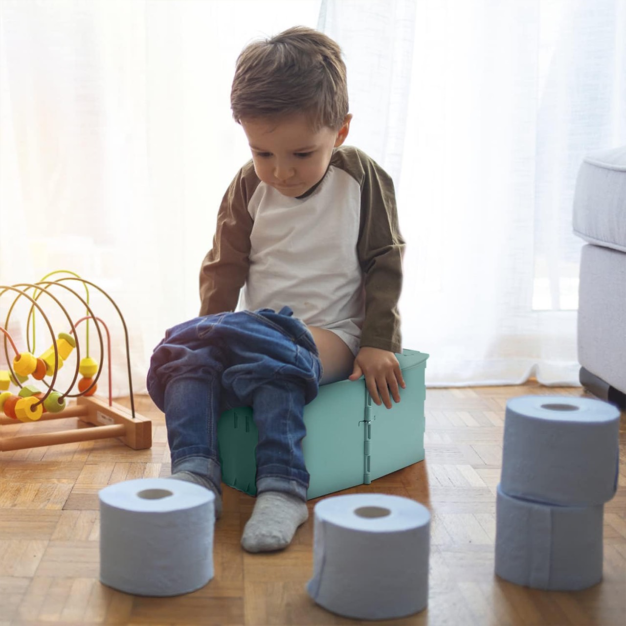 Potty, portable baby potty - Image 6