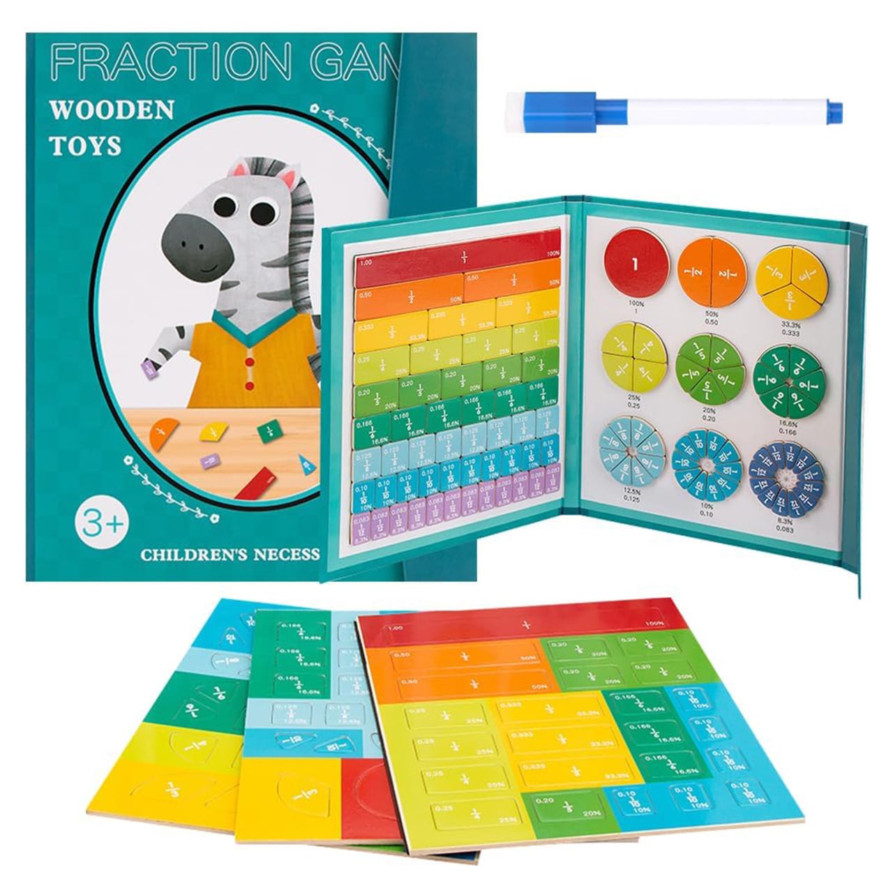 PracticeMath, a learning set for learning fractions with magnets - Image 3