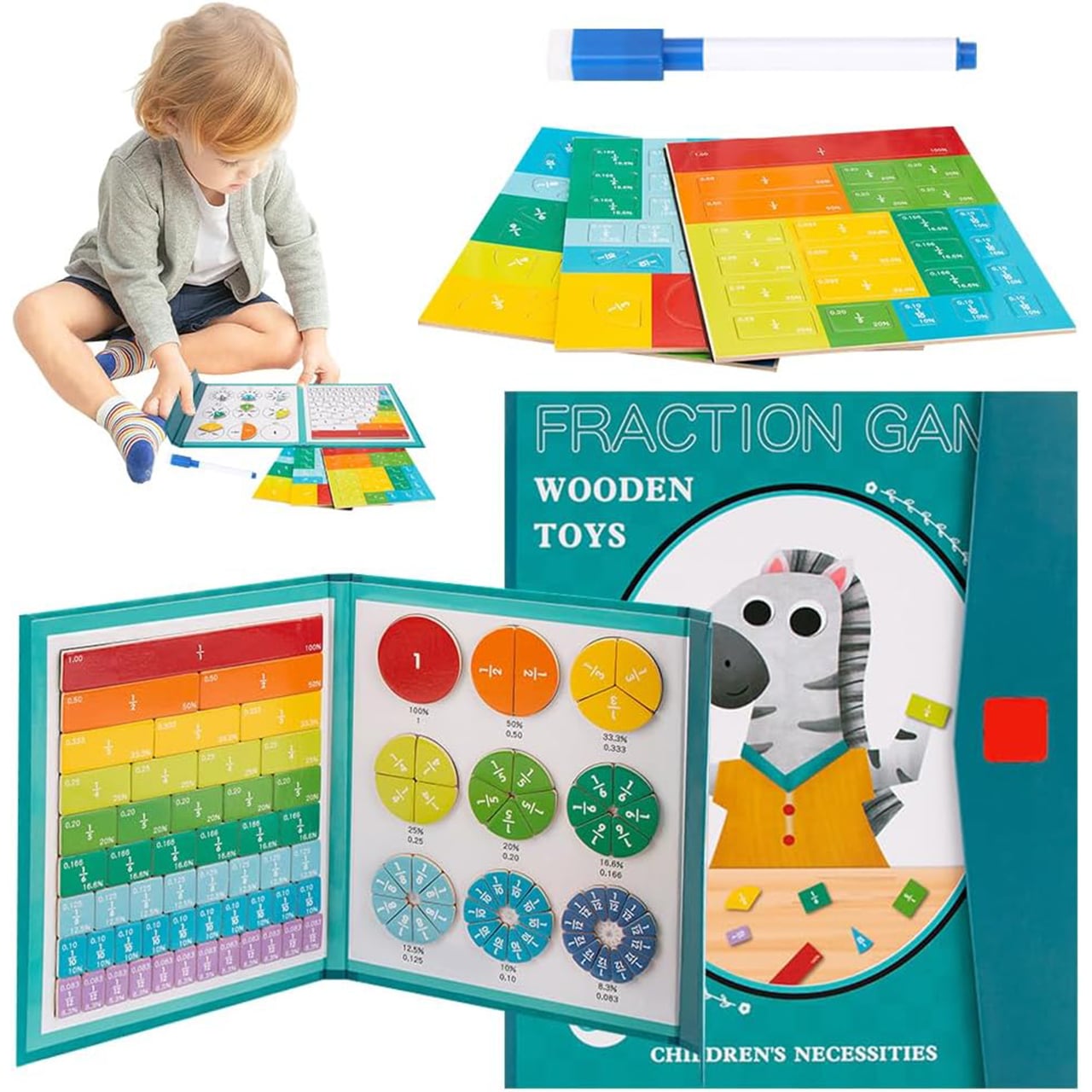 Colourful and attractive magnets for easy learning!