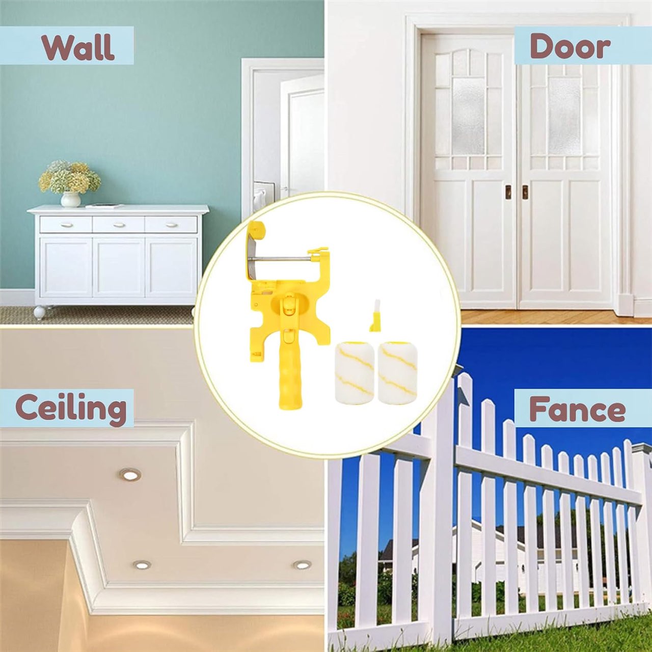 Paint up to 20 times faster than conventional methods and without annoying drips.