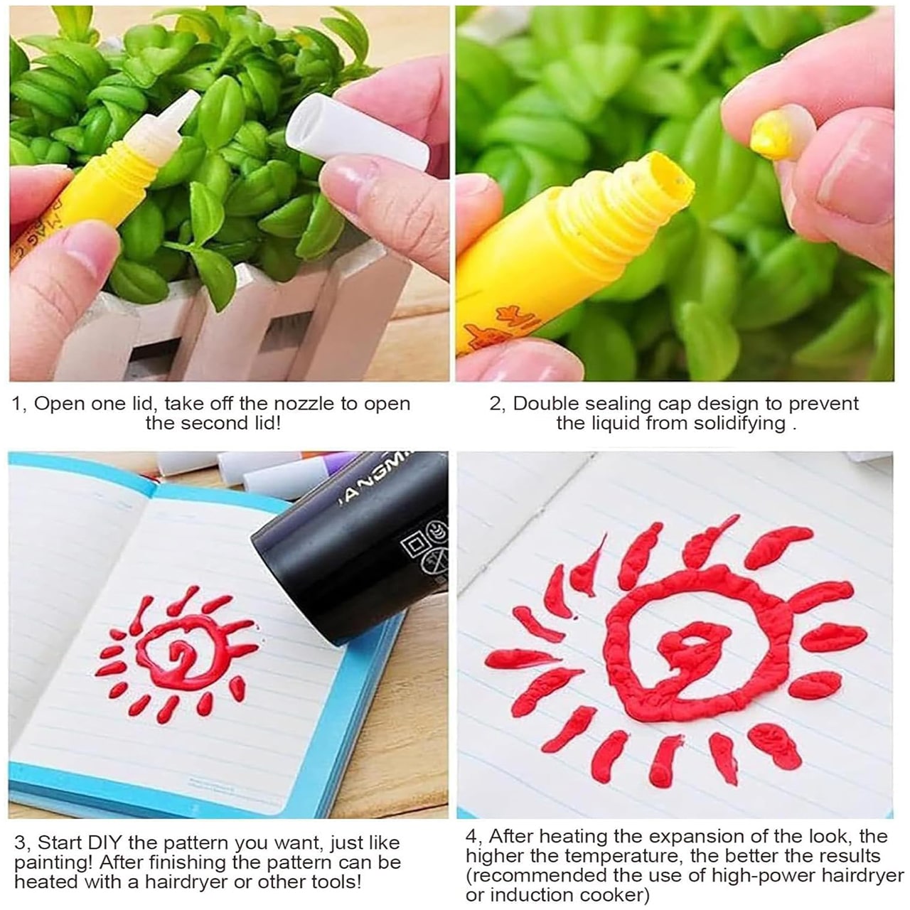 PuffMarkers, felt-tip pens for creating 3D artwork - Image 5