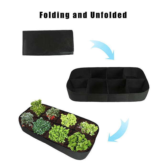 RaisedGarden, portable garden bed with 8 separate compartments - Image 3