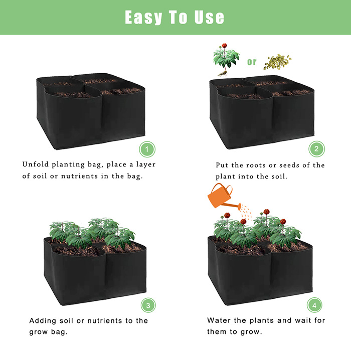 RaisedGarden, portable garden bed with 8 separate compartments - Image 9