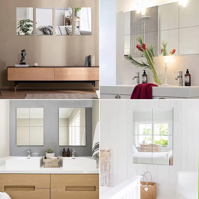ReflectMirror with its reflective effect can make a room brighter and visually larger!