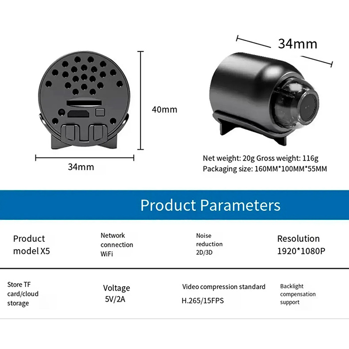RemoteCam, mini WiFi security camera - Image 2