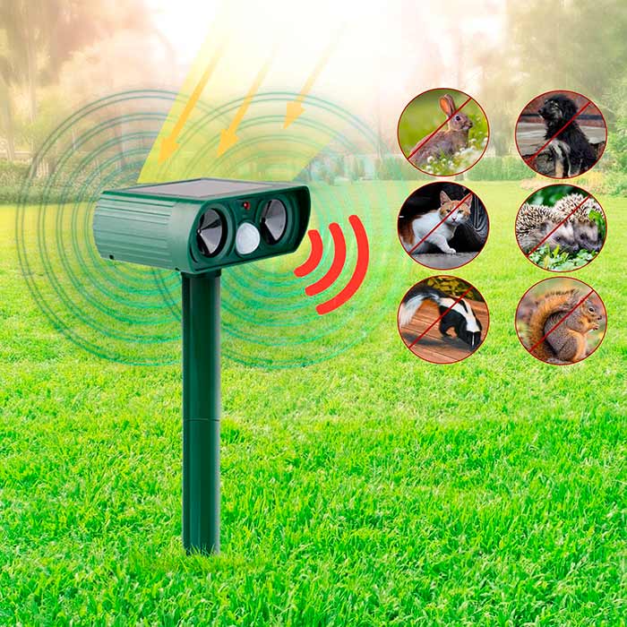 Completely safe to use - the ultrasonic pest repeller is safe for animals and humans!