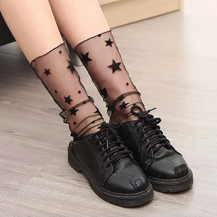 RetroMeshSocks, 5 pairs of warm fashion socks - Image 5