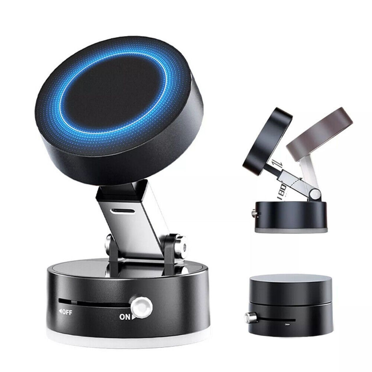 RingMag, universally adjustable magnetic phone holder with vacuum suction cup - Image 7