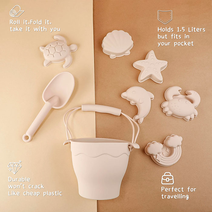 SandBucket, 8-piece children's sandbox toy set - Image 2