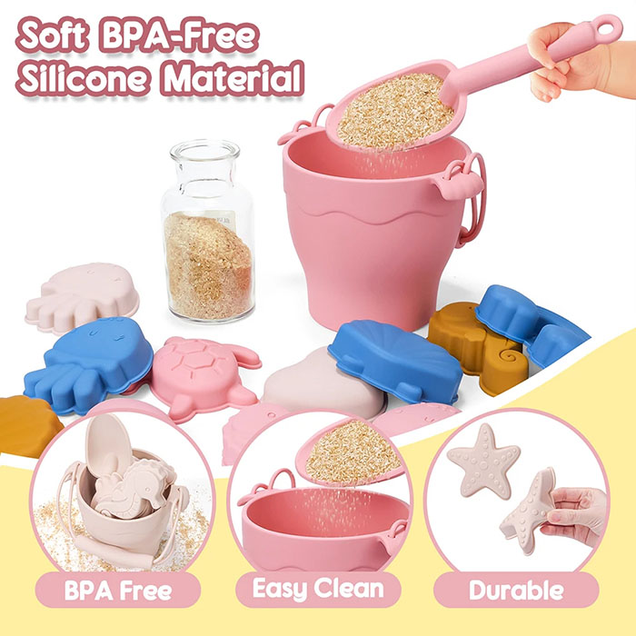 SandBucket, 8-piece children's sandbox toy set - Image 3