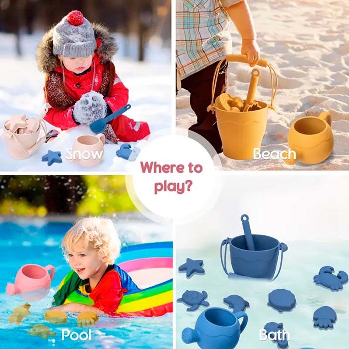 SandBucket, 8-piece children's sandbox toy set - Image 6