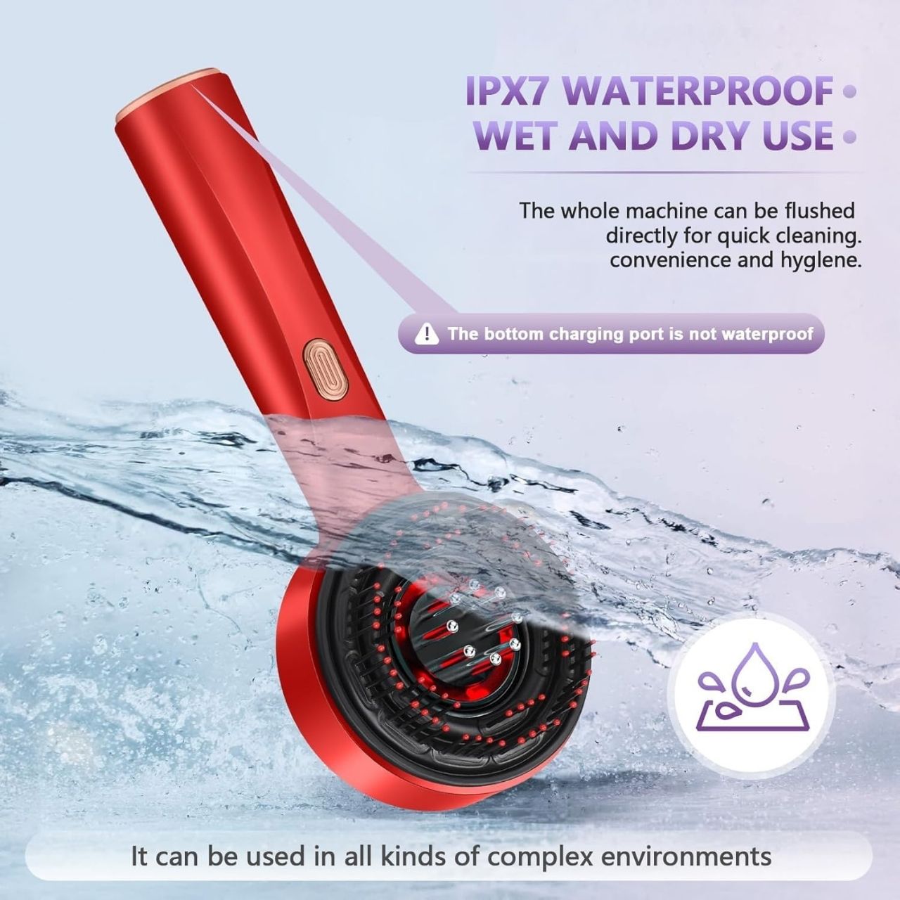 Scalpyx, LED massage brush to stimulate hair growth - Image 9