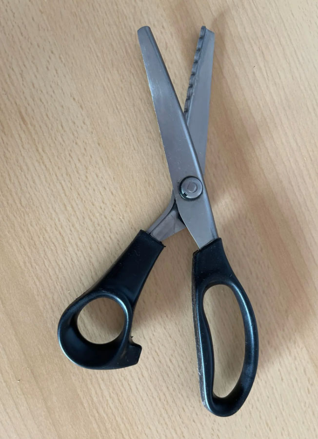 Scissors, zig-zag scissors for cutting all types of materials - Image 10