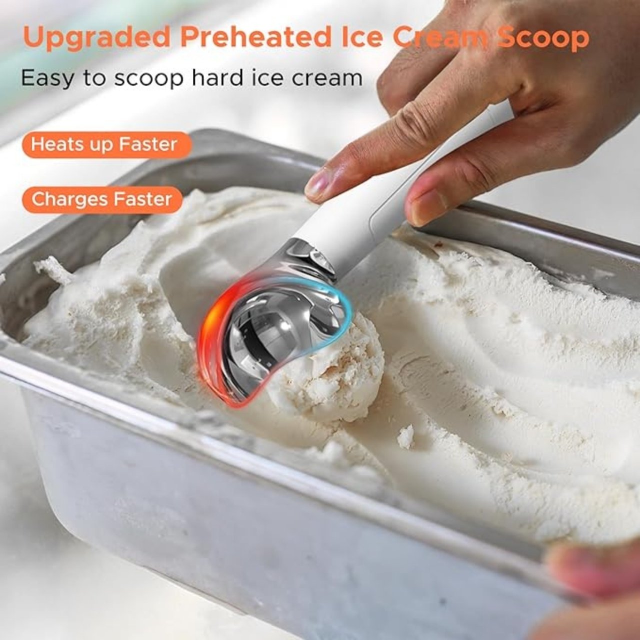 Scoop, electric and heated ice cream scoop - Image 4