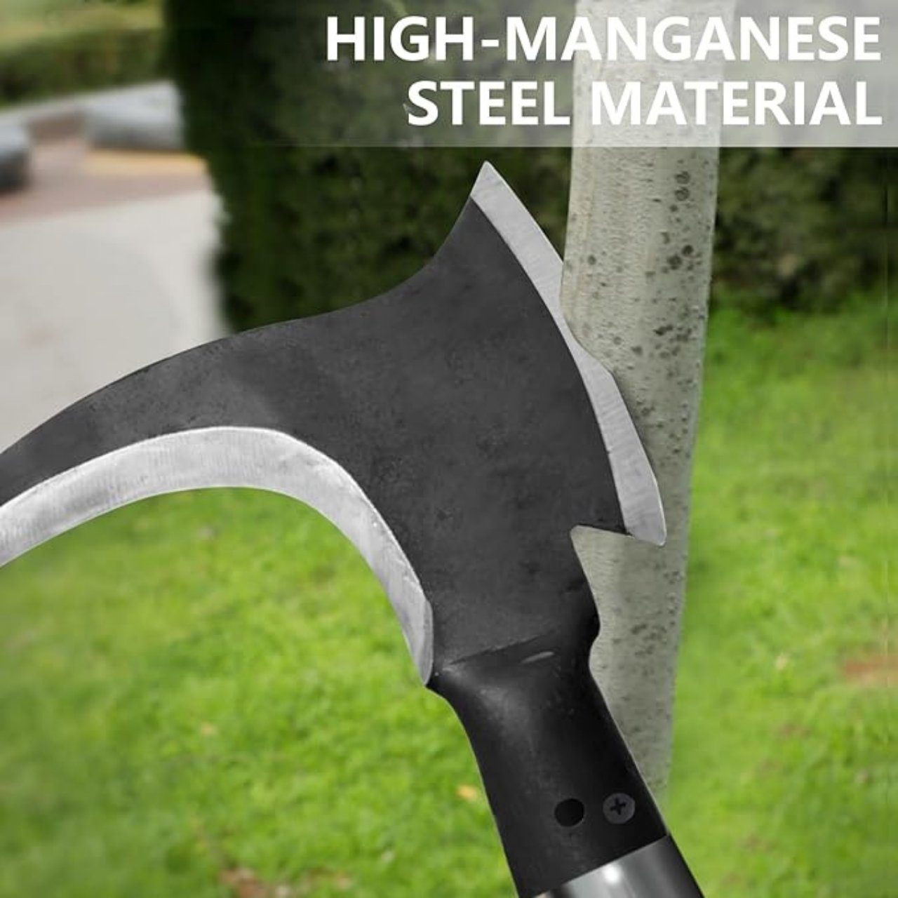 Durable steel blade for long-lasting use!