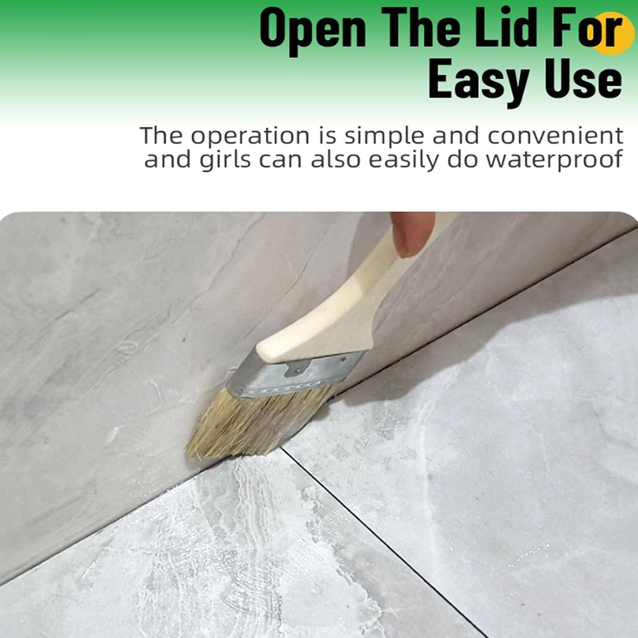 Excellent water protection, so suitable for bathroom, kitchen, outdoor areas, etc.