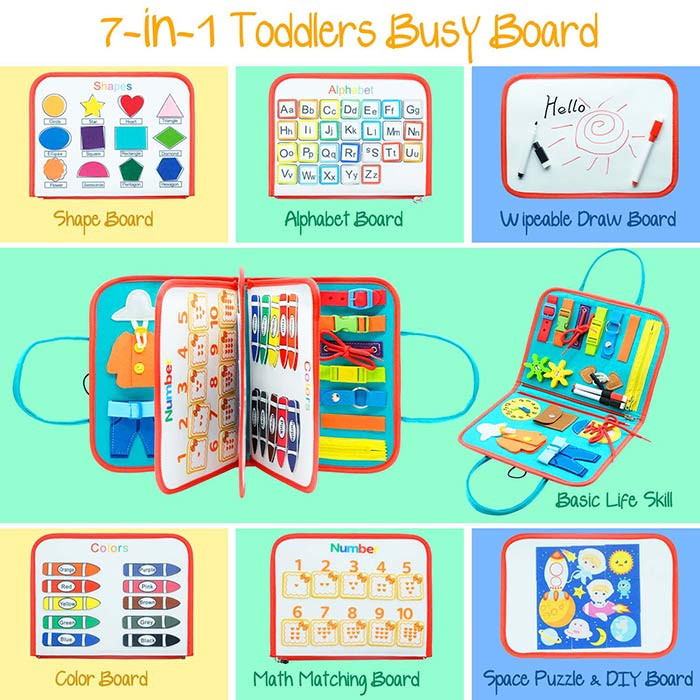SensoryBook, a didactic toy with 7 different activities - Image 4