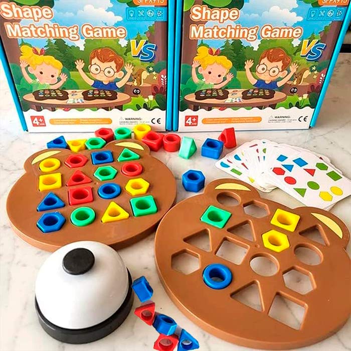 ShapeMatchingGame, a children's board game where children learn about shapes and colours - Image 3
