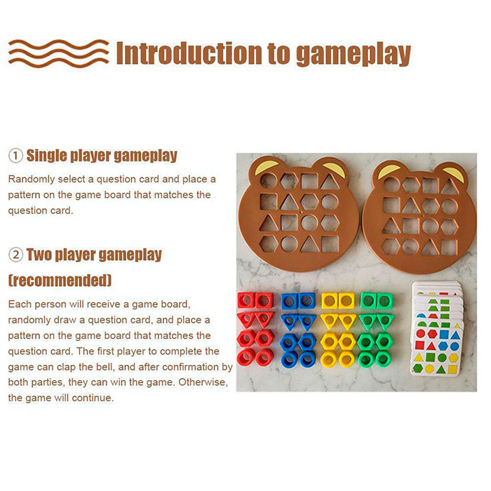 ShapeMatchingGame, a children's board game where children learn about shapes and colours - Image 6