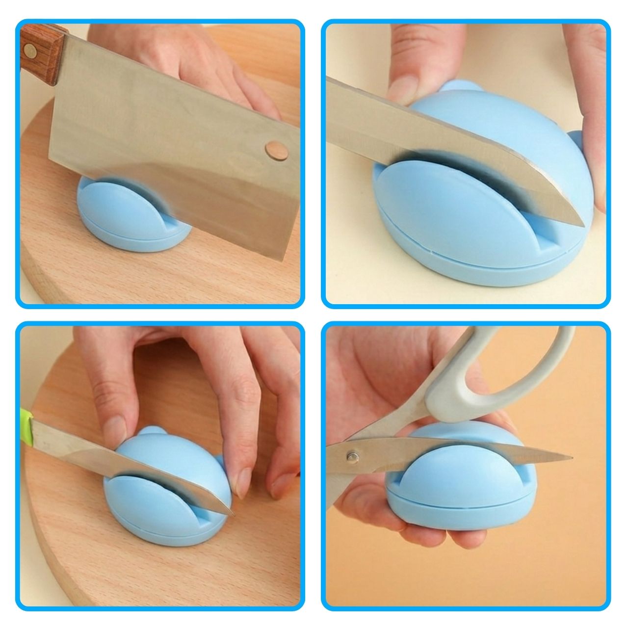 One tool for grinding all blades