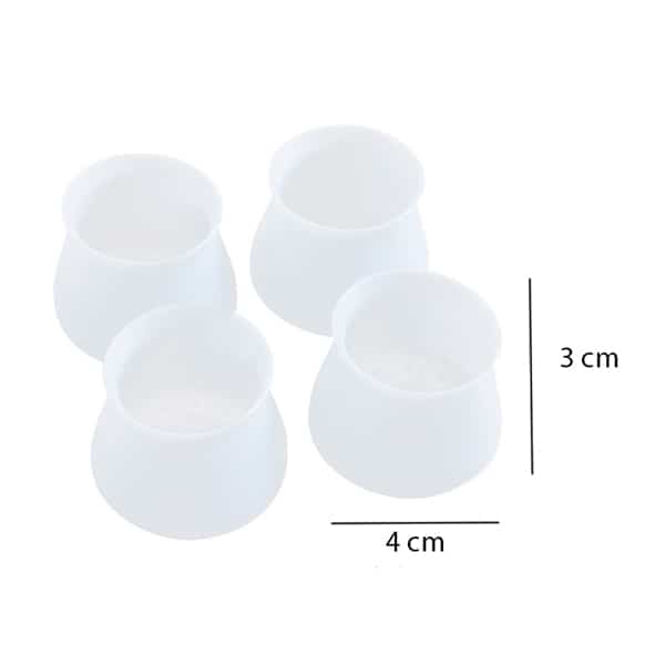 SiliCovers, 16-piece set of silicone furniture protection caps - Image 5