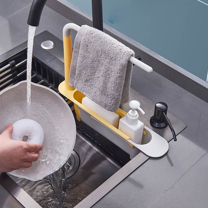 SinkRack, a flexible holder for the kitchen sink where you can stow your kitchen utensils - Image 4