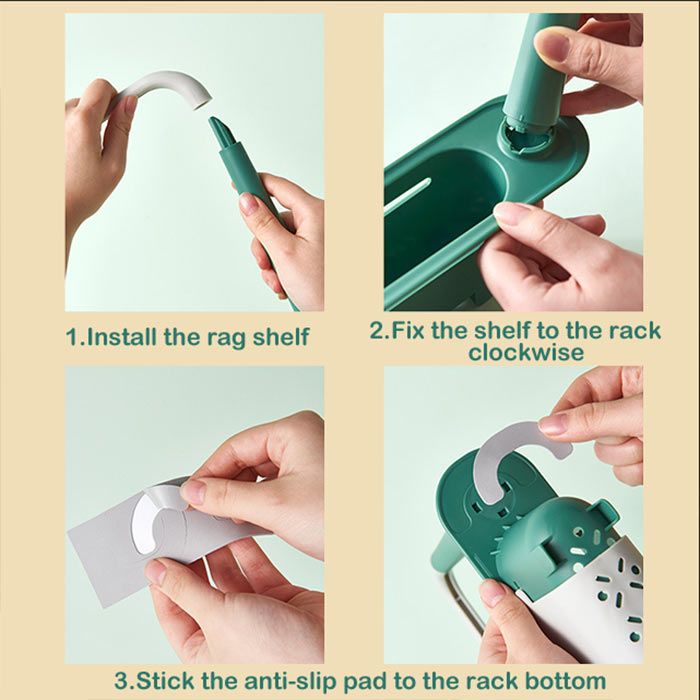 SinkRack, a flexible holder for the kitchen sink where you can stow your kitchen utensils - Image 8