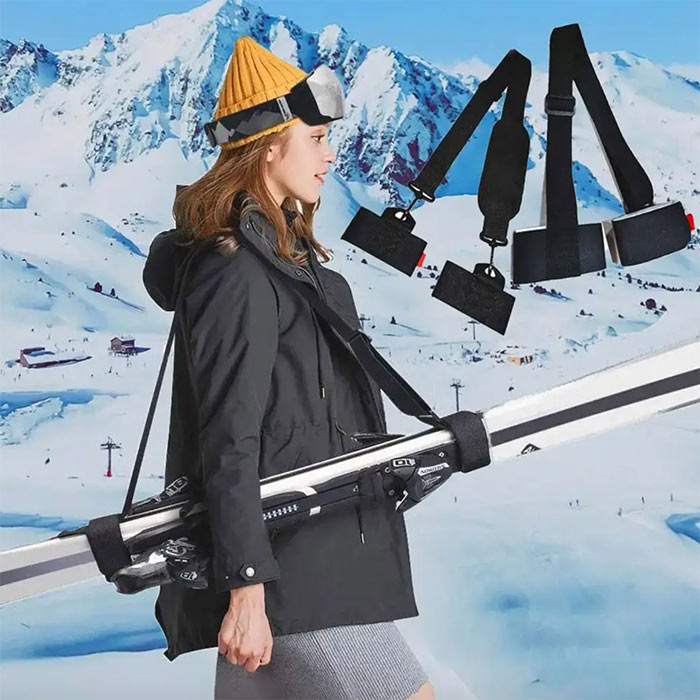 SkiBundle, ski carrying strap + universal crampons FREE - Image 5