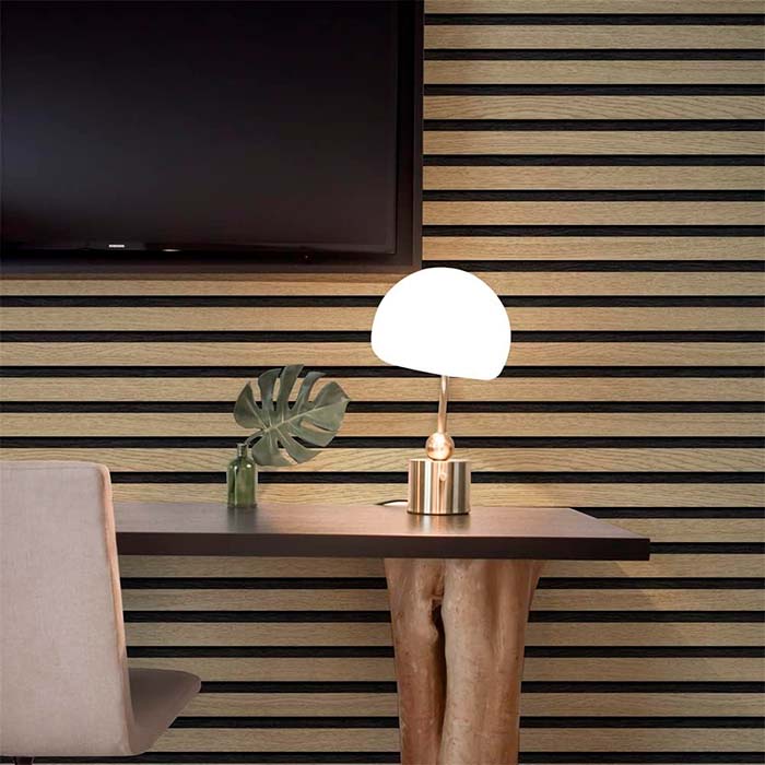 SlatWall, self-adhesive sticker with natural wood look (300 x 45 cm) - Image 4