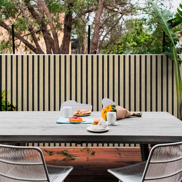 SlatWall, self-adhesive sticker with natural wood look (300 x 45 cm) - Image 8