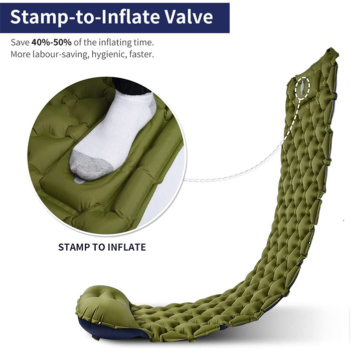 SleepMat, inflatable matress with headrest - Image 2