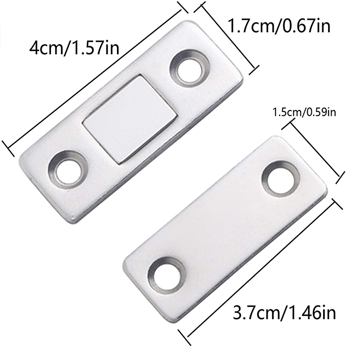 SmoothStop, magnetic plates for easy door closing (2 sets) - Image 7