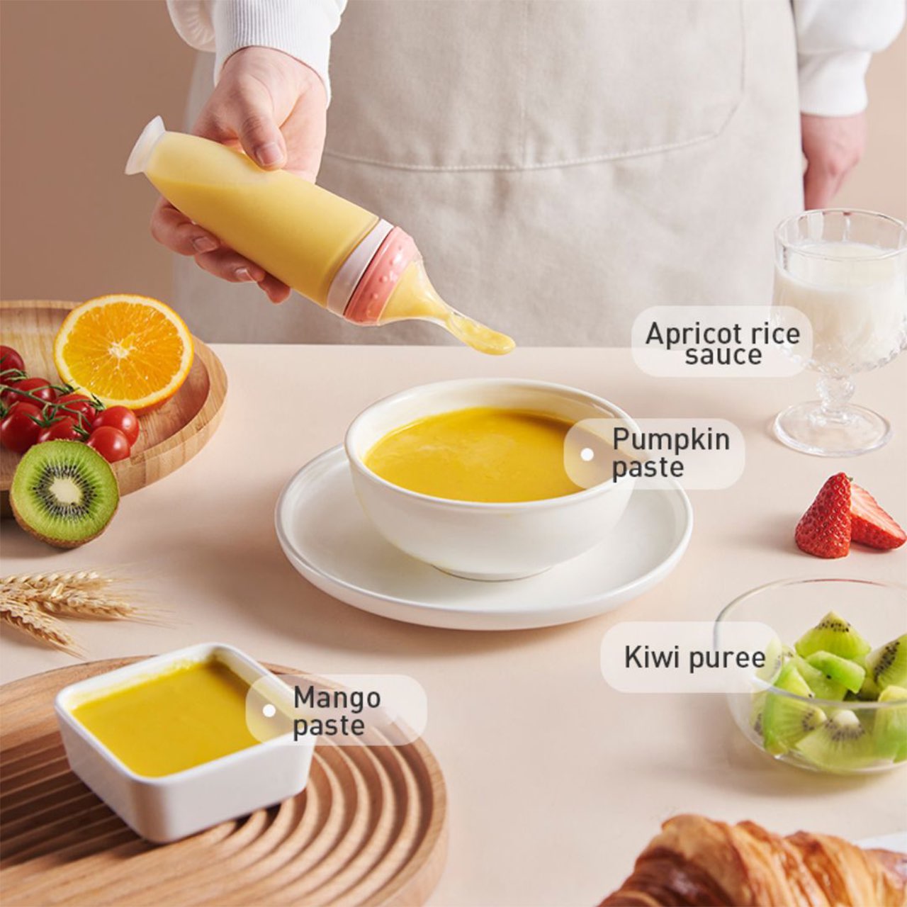 SoftSpoon, silicone bottle with spoon - Image 2