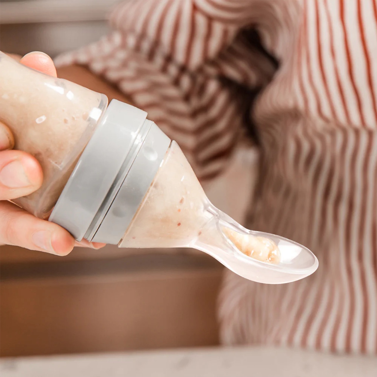 SoftSpoon, silicone bottle with spoon - Image 4