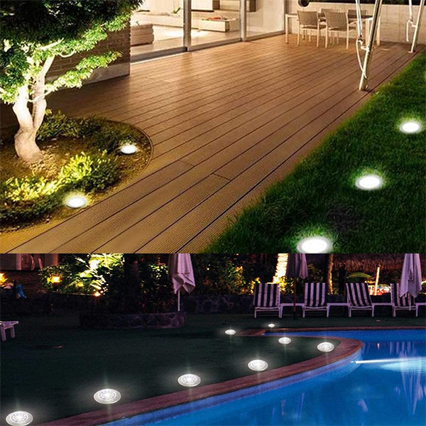 SolarGardenLights, 4 solar LED garden or pathway lights - Image 3