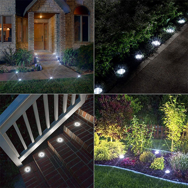 SolarGardenLights, 4 solar LED garden or pathway lights - Image 7