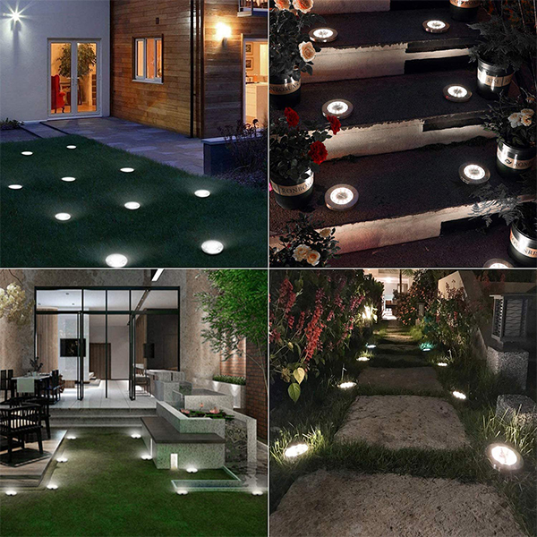 SolarGardenLights, 4 solar LED garden or pathway lights - Image 8