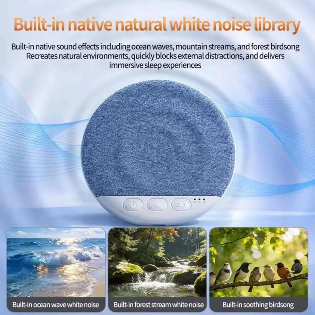 Fall asleep faster with the soothing sounds of nature