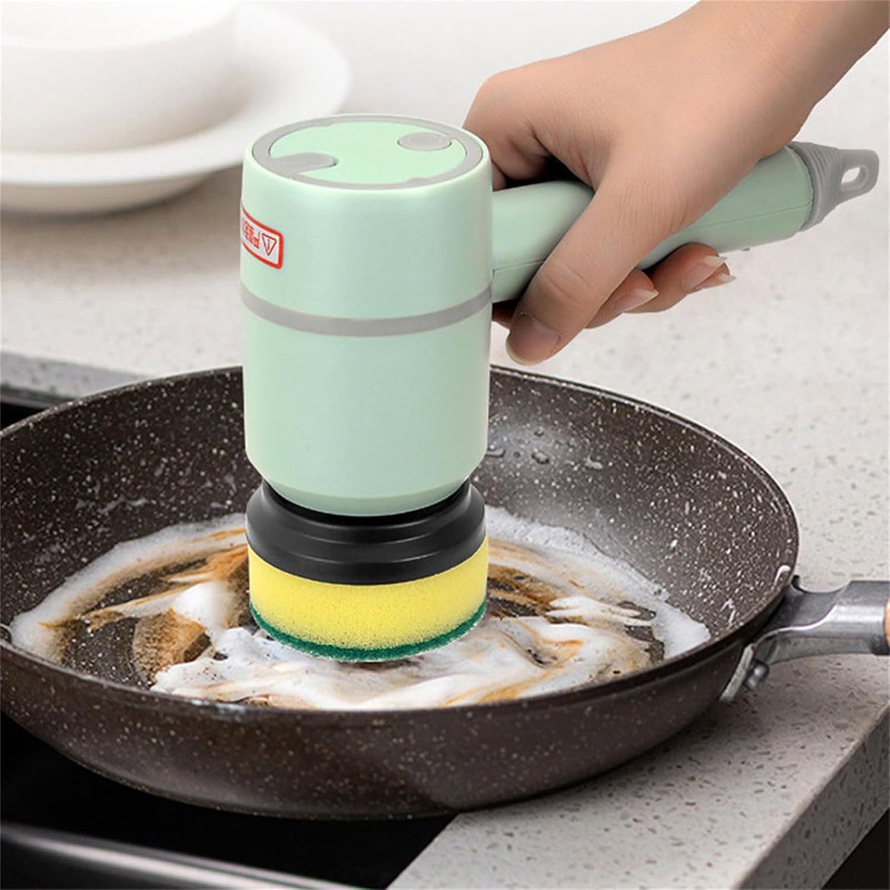 Spinny, the multi-purpose electric cleaning sponge with 360° rotating head - Image 2