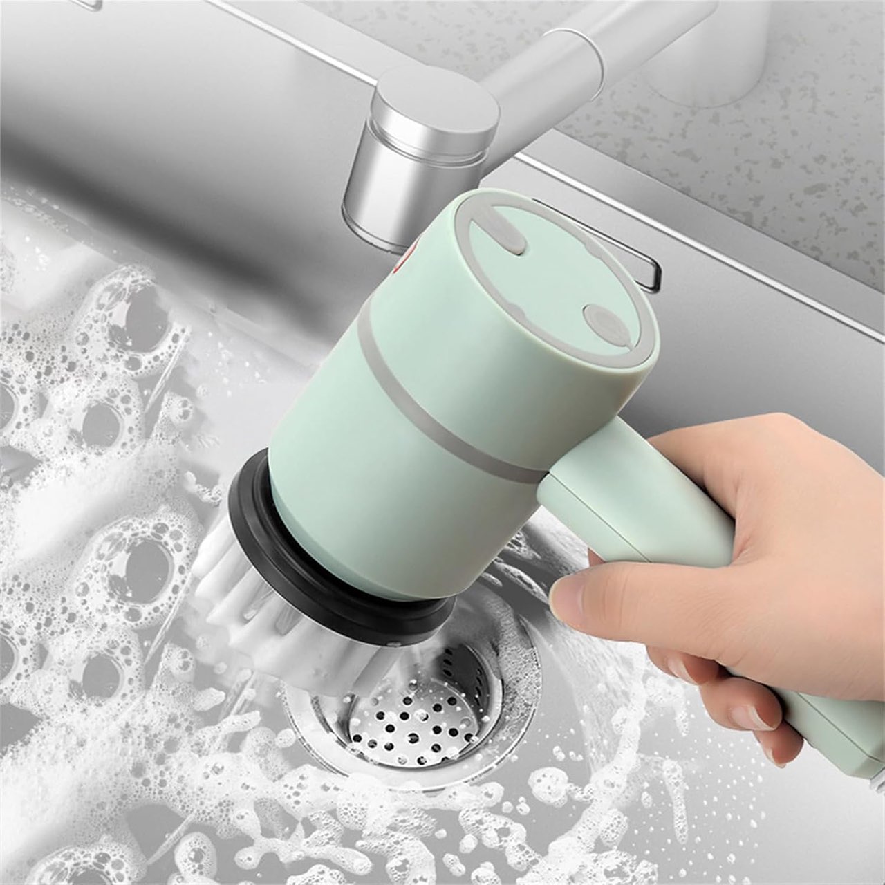Spinny, the multi-purpose electric cleaning sponge with 360° rotating head - Image 3