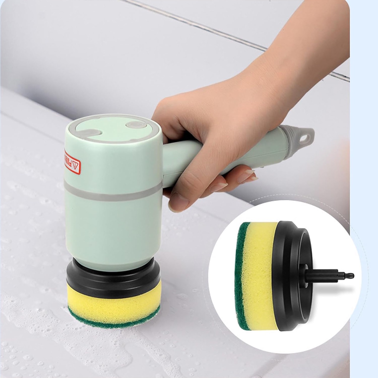 The set also comes with 3 different attachments that are easy to change!