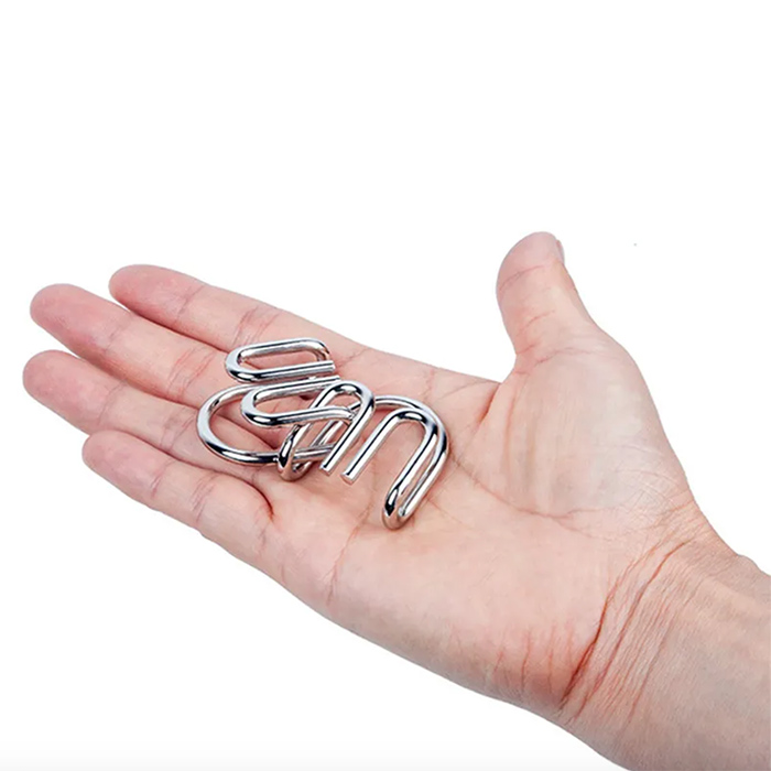 SpiralPuzzle 8-Piece Metal Puzzle Set - Image 5