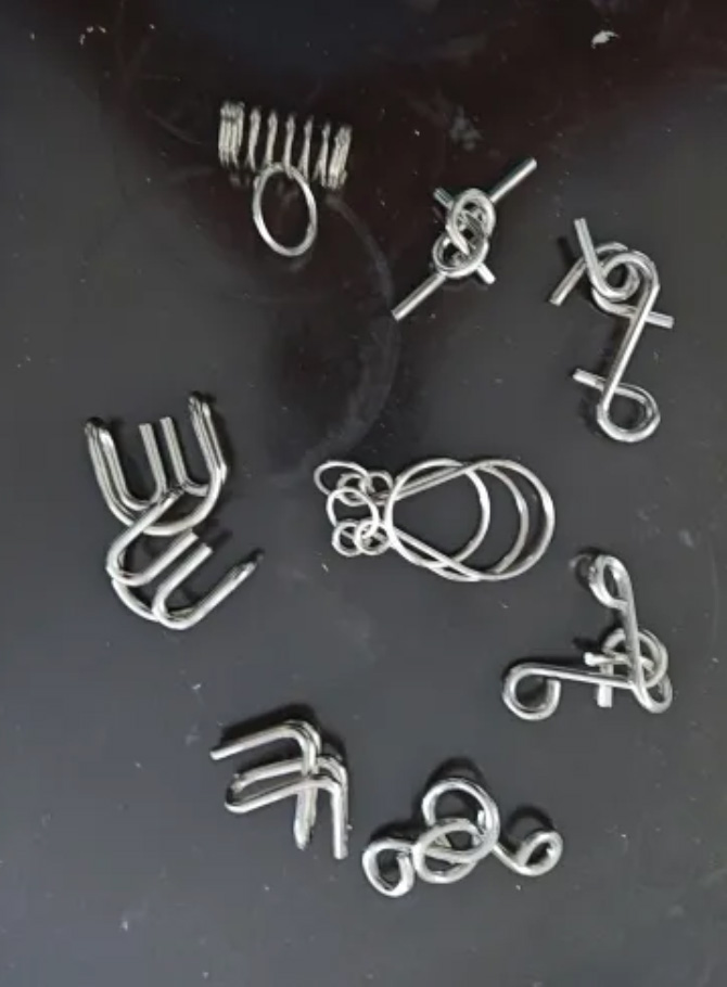 SpiralPuzzle 8-Piece Metal Puzzle Set - Image 10