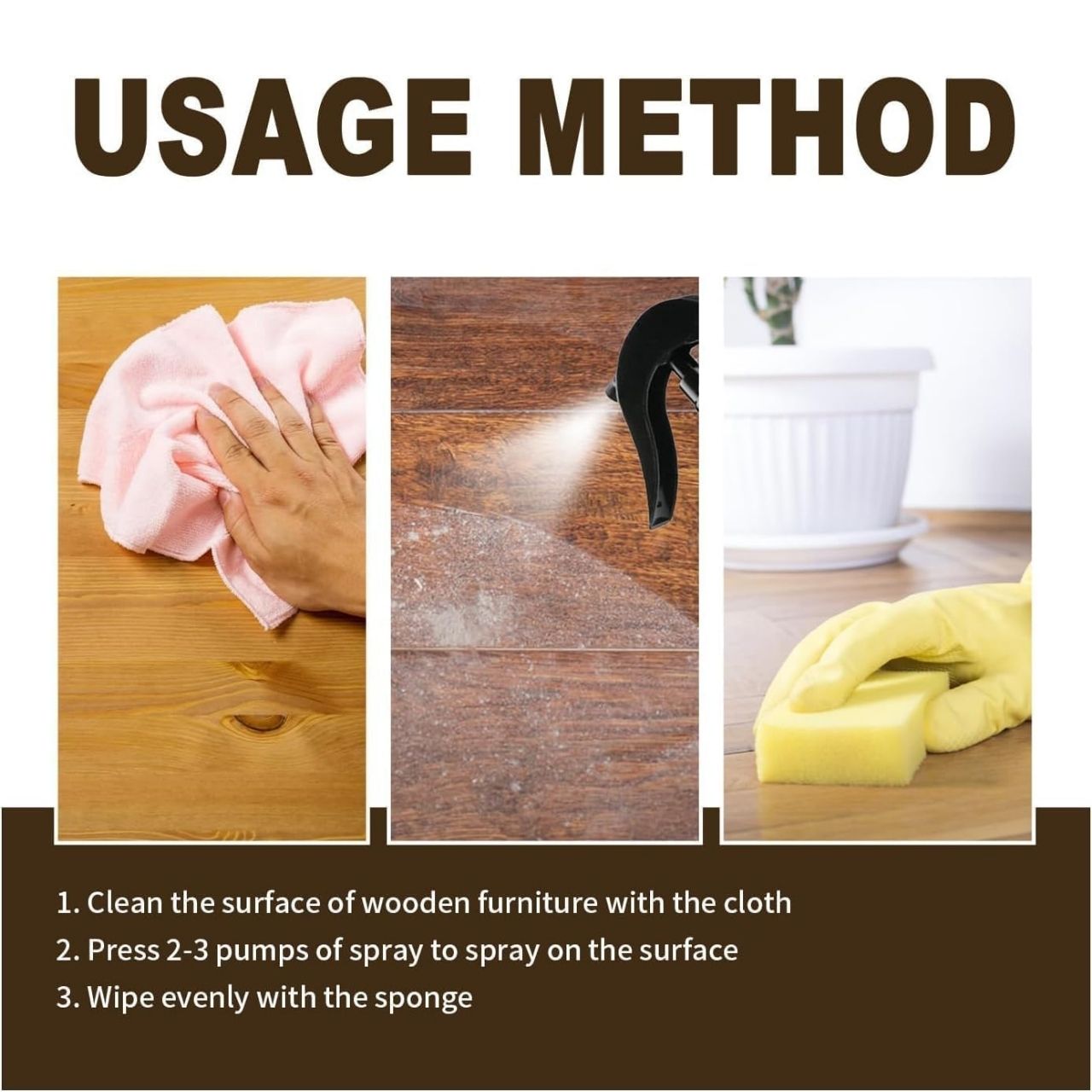 SprayBee, a natural spray for cleaning and restoring wooden surfaces - Image 2