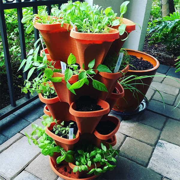 MULTI-PURPOSE STANDING PLANTERS