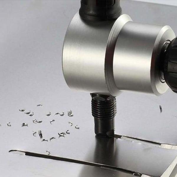 Cuts metals and plastics