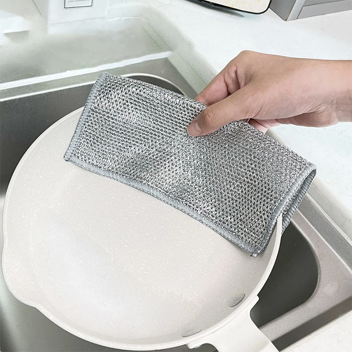 SteelCloths, sturdy cloths for cleaning stubborn stains (4 pcs) - Image 3